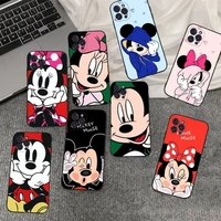 bandai cute mickey mouse phone case for iphone 11 12 13 mini pro xs max 8 7 6 6s plus x 5s se 2020 xr cover