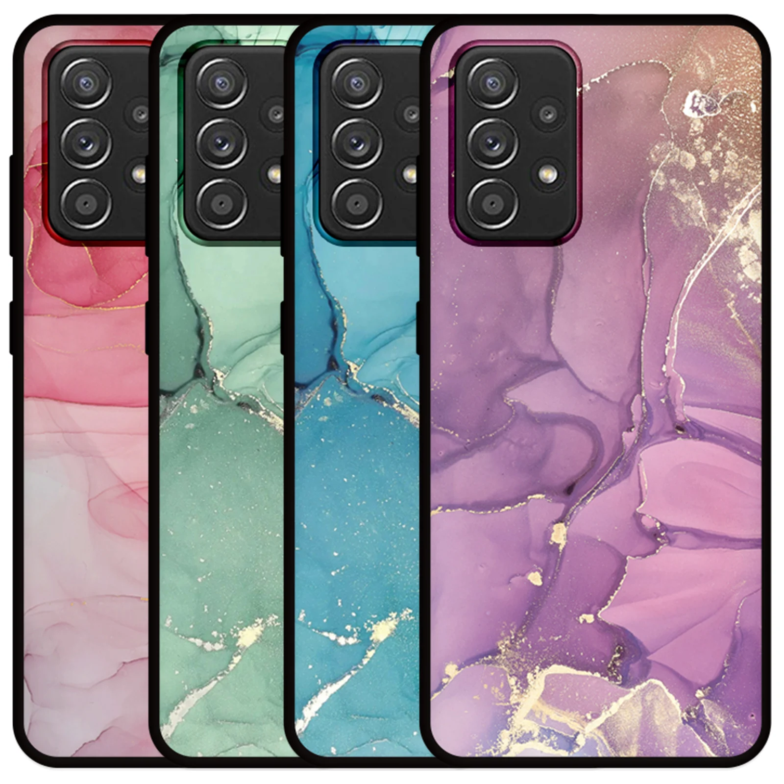 Чехол для телефона EiiMoo из силикона для Huawei Y5 Y6 Y7 Y9 Pro Prime 2018 2019 модного розово-золотого цвета с печатью винтажного мраморного узора на задней стороне.