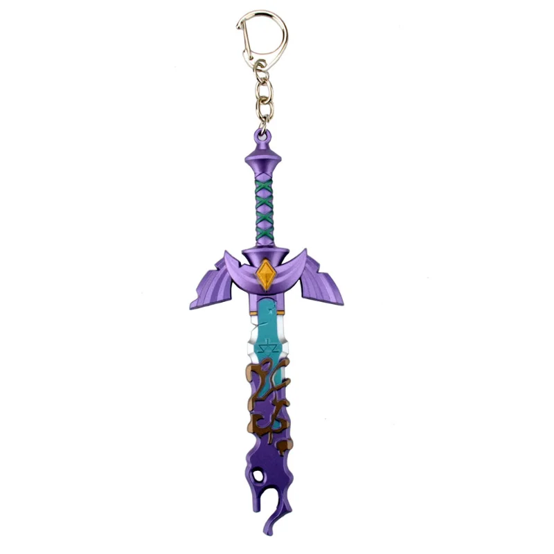 

Tears of The Kingdom Link Hero Master Sword Keychains The Legend of Series Metal Key Ring Key Chain Toys Fans Gift Anime