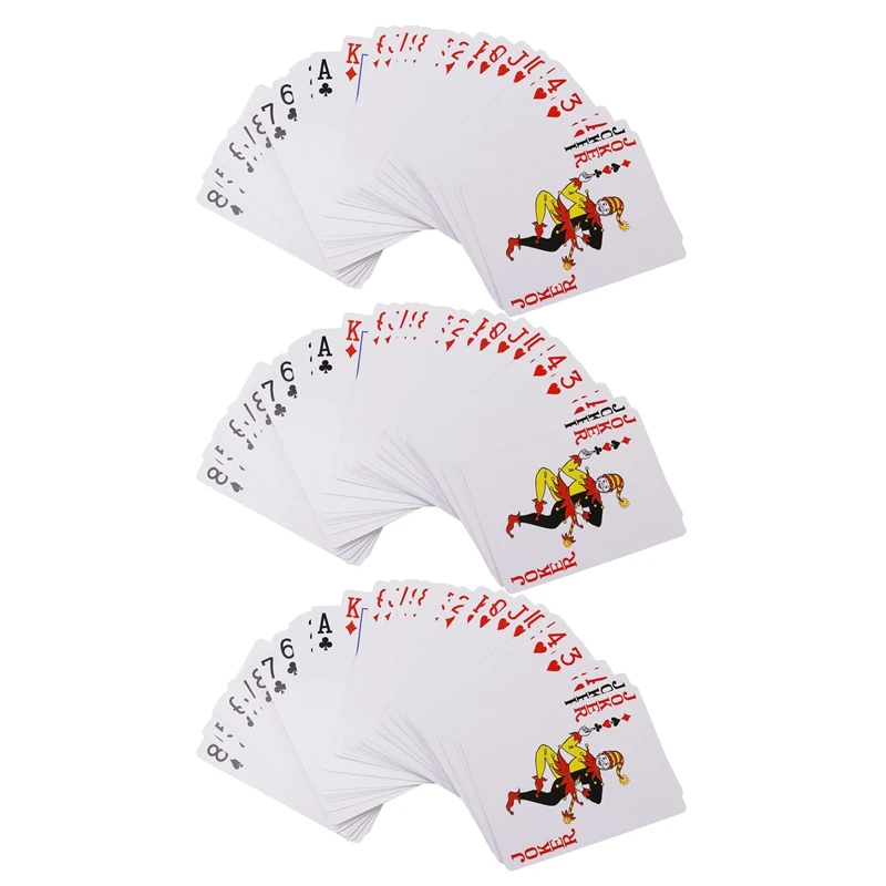 

3X Secret Marked Poker Cards See Through Playing Cards Magic Toys Poker Magic Tricks