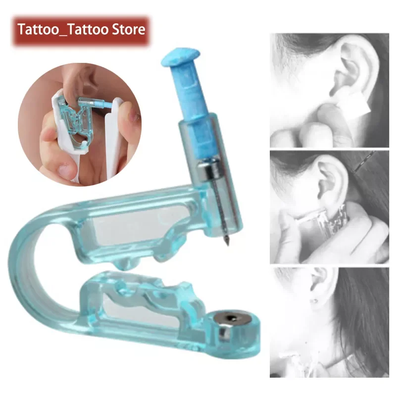 

NEW2023 Disposable Sterile Ear Piercing Unit Cartilage Tragus Helix Piercing Gun No Pain Piercer Tool Machine Kit Ear Studs Pier
