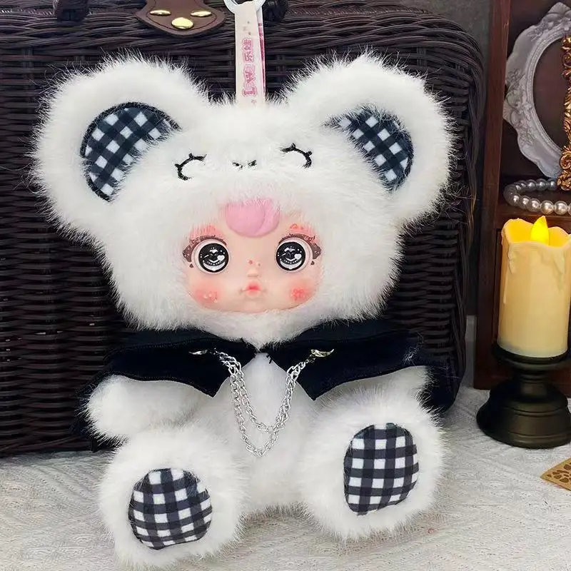 Фото Плюшевая игрушка-сюрприз YUMI Mido Bear Club: милая фигурка медведя, коллекционная кавайная игрушка, украшение для рабочего стола, подарок №4