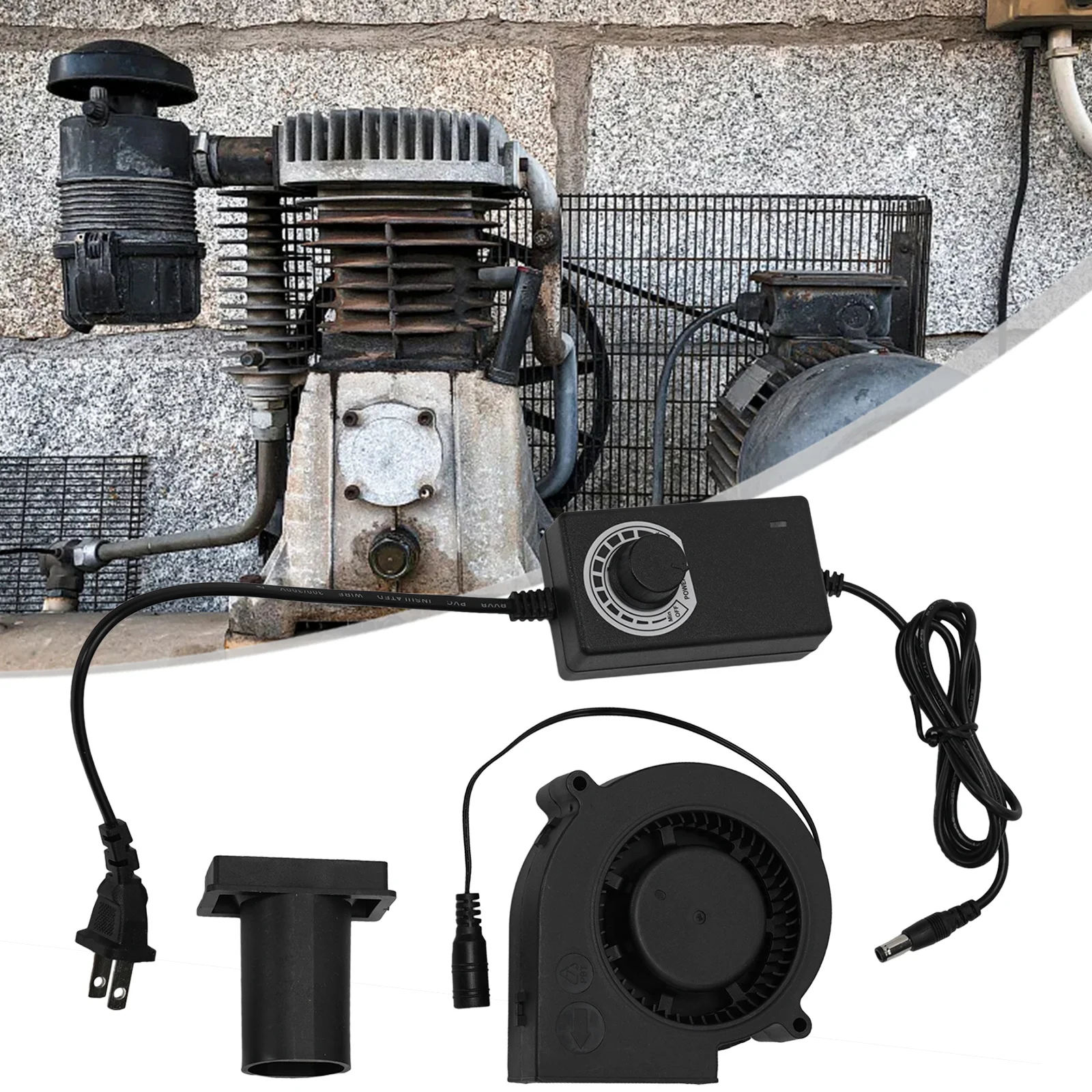 Турбовентилятор домашняя плита регулируемый объем воздушный поток барбекю