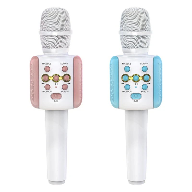 

Беспроводной Bluetooth-микрофон, портативный конденсаторный микрофон, караоке-динамик для ПК, Iphone, Android