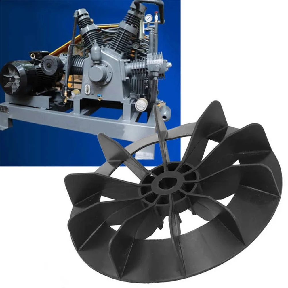 

Durable Air Compressor Fan Blade 14mm Shaft 150mm Outer Diameter Black
