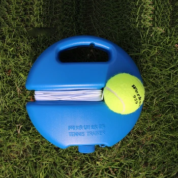 Heavy Duty Tennis Training Aids Base With Elastic Rope Ball Practice Self-Duty Rebound Tennis Trainer Partner Sparring Device 1