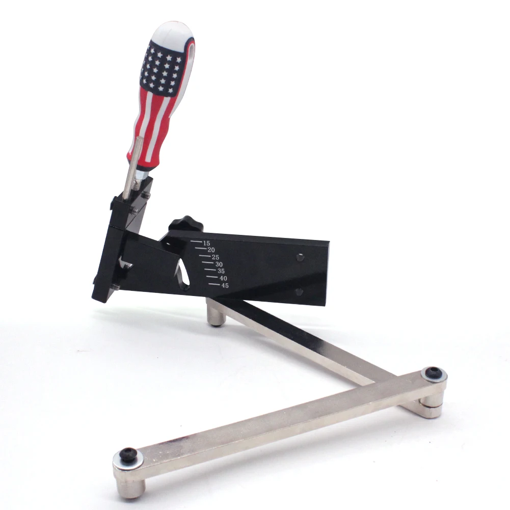 

Sharpener Mower Blade 15-45 Degree Adjustable w/Bearings Frame Lawn Mower Sharpen Blades For Straight And Standard Mower Blades