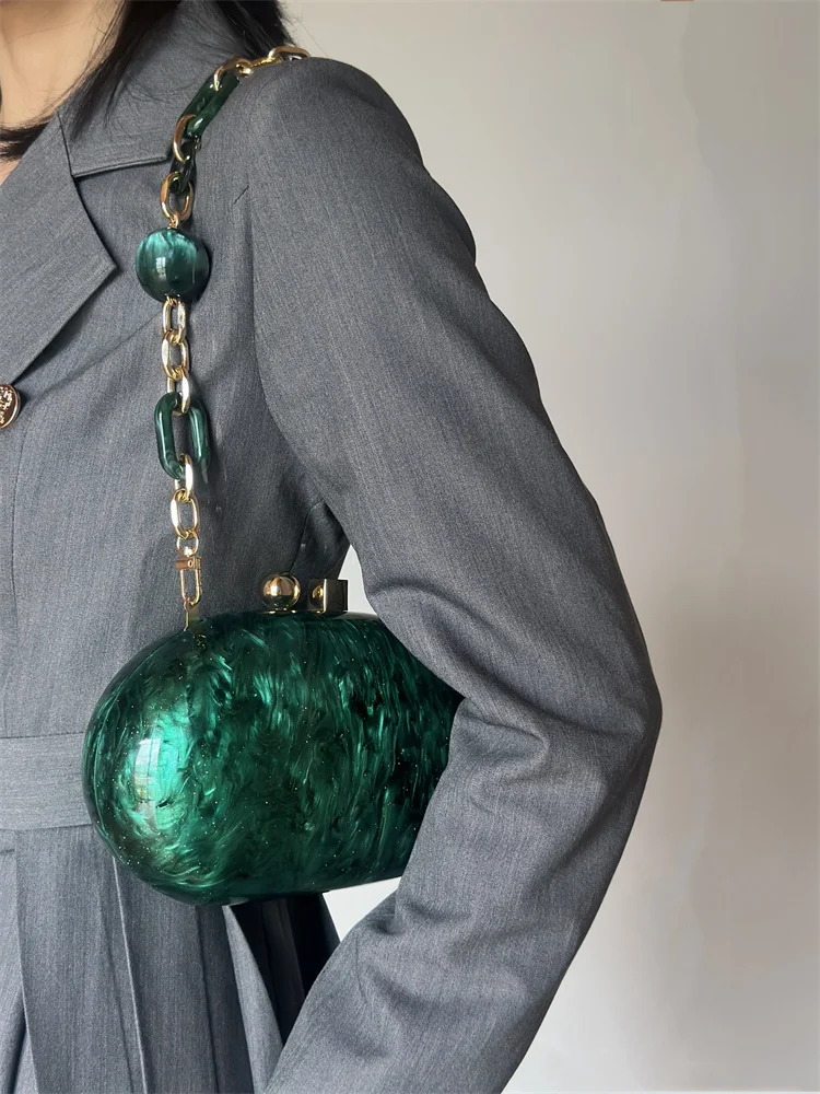 Акриловая сумка-клатч для женщин вечерняя дамская сумочка через плечо Свадебный