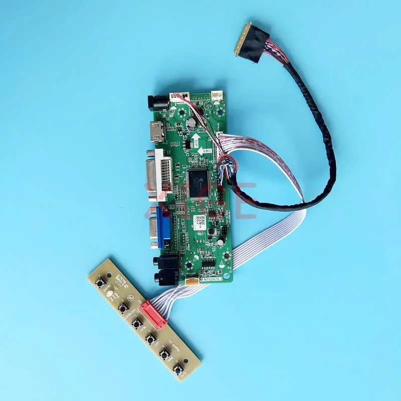 

Плата драйвера ЖК-контроллера для LP156WFC N156HGE, совместимая с HDMI, LVDS, 40-контактный, 1920*1080, 15,6 дюйма, VGA, DVI, аудио, комплект «сделай сам», дисплей для ноутбука