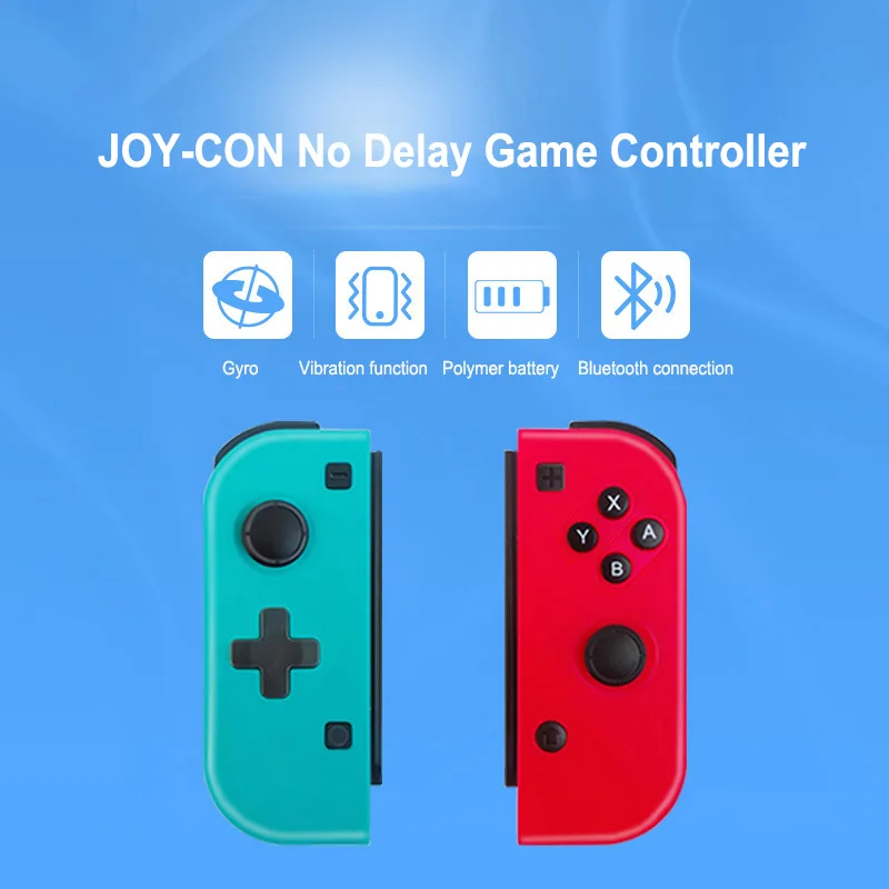 

Джойстик JOY-CON без задержки, джойстик NS Switch L/R, Bluetooth-контроллер, встроенный гироскоп, джойстик, геймпад