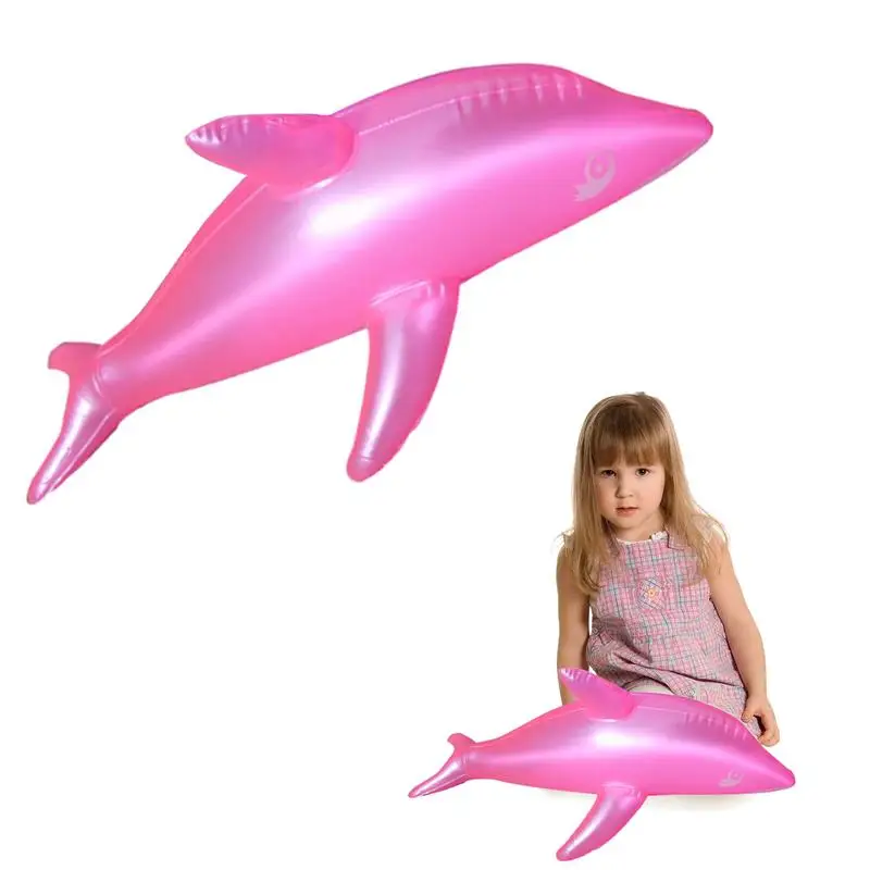 

Dolphin Inflatable Toy Dolphin Inflatable Pool Toy Birthday Party Decoration Best For Party Pool Supplies Favors Gifts For Kids