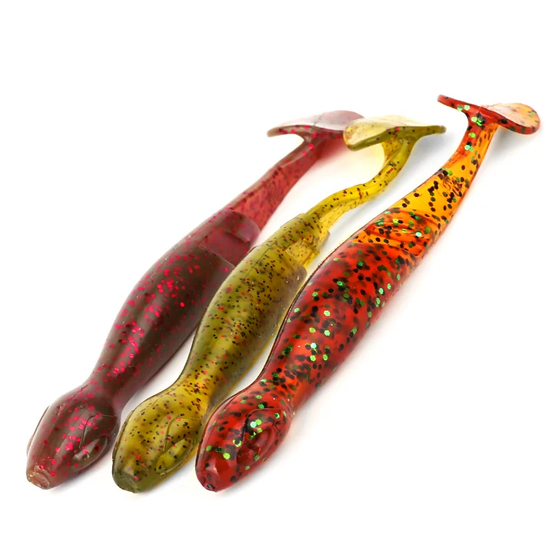 4 шт. силиконовые рыболовные приманки с головой змеи 110 мм 10 2 г |