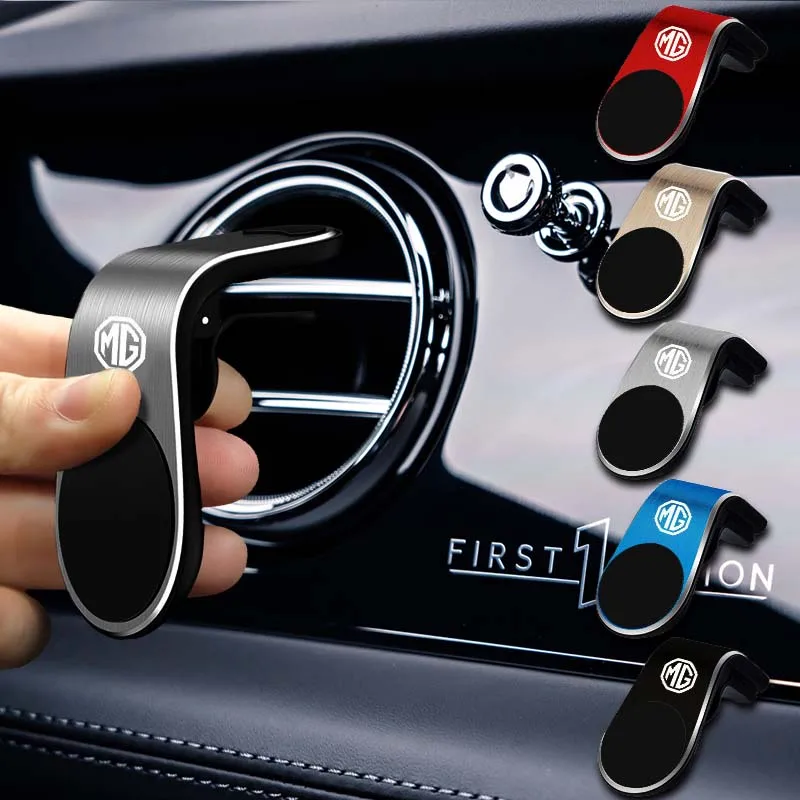 

Car Magnetic L Shape Phone Holder Mobile Mount Smartphone Support Stand for MG 550 42 ZR RX5 ZS 350 HS TF 5 GS GT Morris Garages