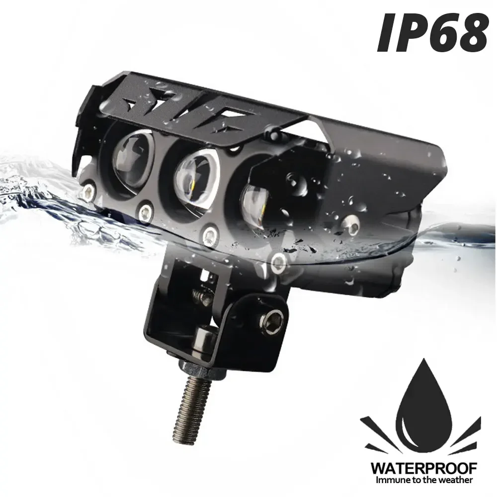 DUTRIEUX мотоциклетный светильник в сборе 200 Вт прожектор с 3 проекторами линзы для