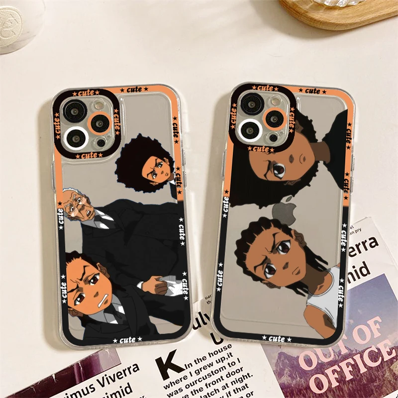 

Huey Freeman The Boondocks Phone Case for iPhone 11 12 13 Mini Pro Max 14 Pro Max Case shell