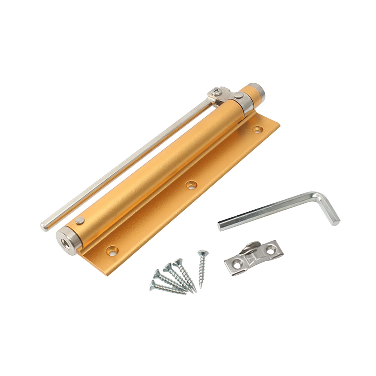 

Spring Loaded Automatic Door Closer Gate Hardware Security Office Durable Indoor Aluminum Alloy For Residential Low Noise Home