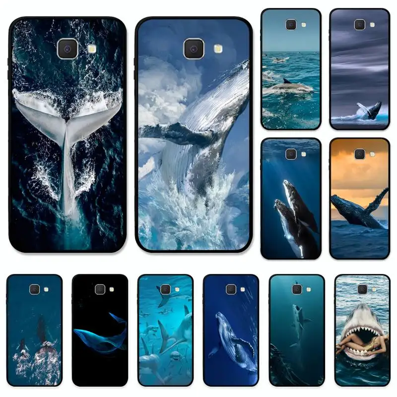 

Ocean Whale Shark Swimming Phone Case for Samsung J 4 5 6 7 8 prime plus 2018 2017 2016 J7 core