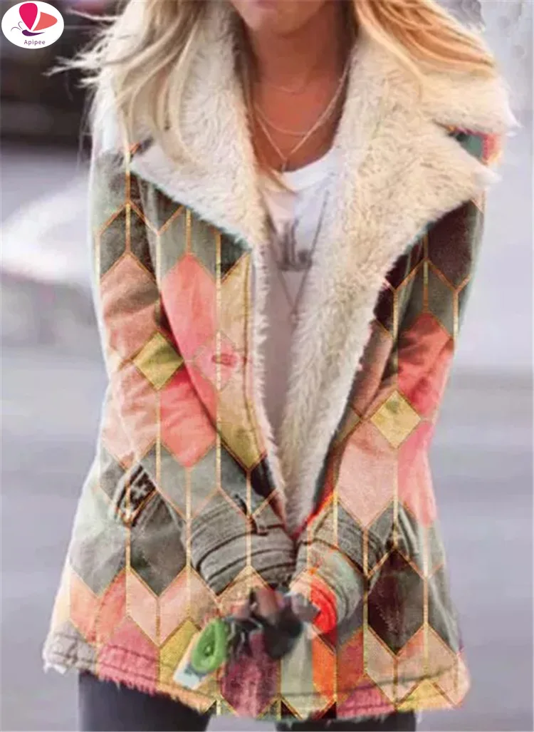 

Women's Velvet Thick Warm Cotton Jacket Women