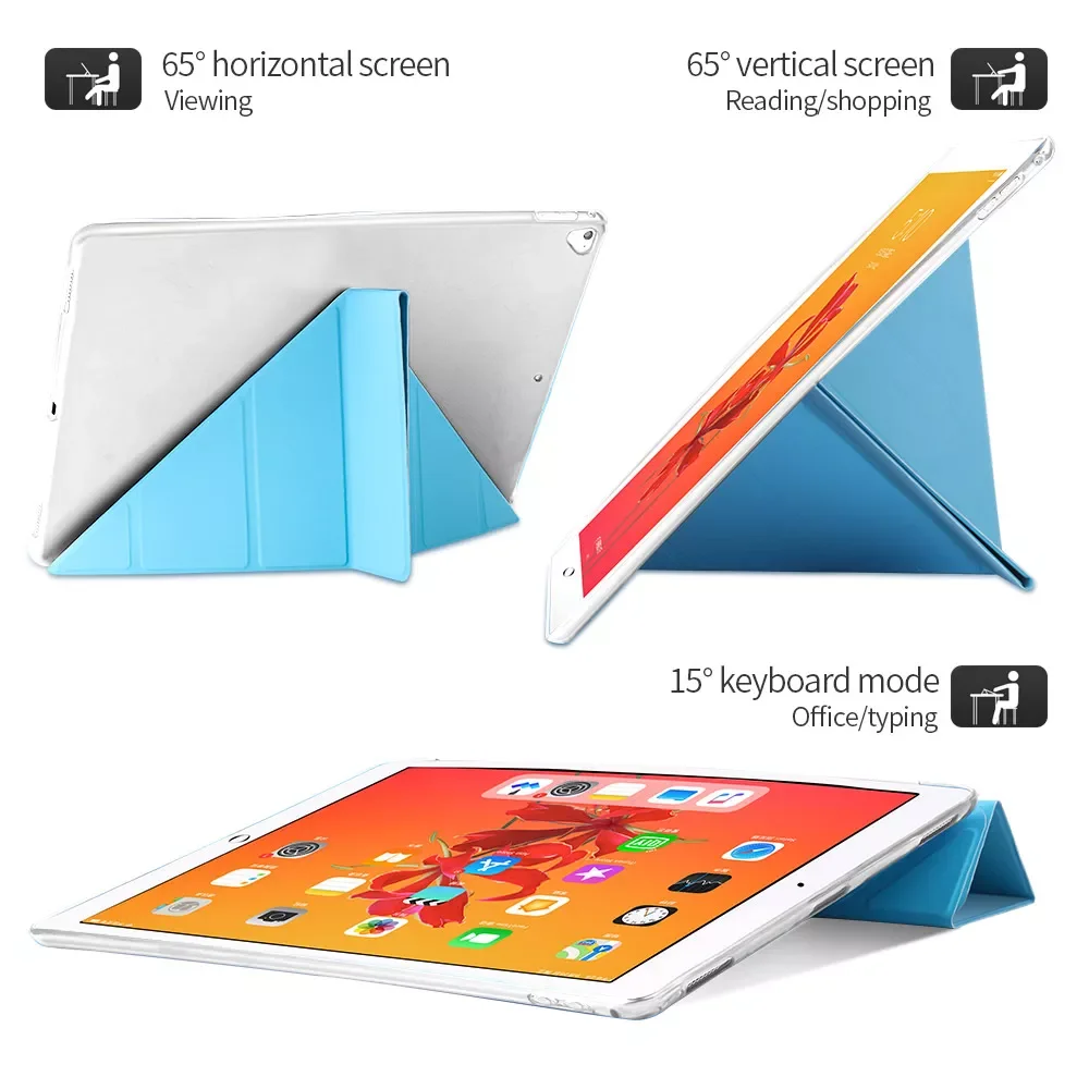 Ультратонкий чехол из искусственной кожи для iPad Pro 12 9 2017 дюйма A1584 A1652 A1670 A1671 |