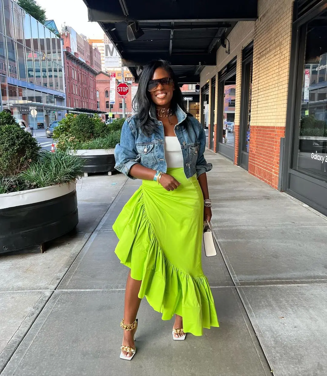 

Chocomist Bottoms Trendy Solid Ruffles Women Skirts
