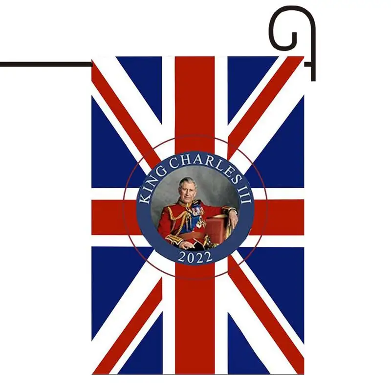 

Флаг Союза Джека Чарльза III флаг Англии король Чарльза III наш новый король британский король Чарльз III флаг Садовый флаг для национальной да