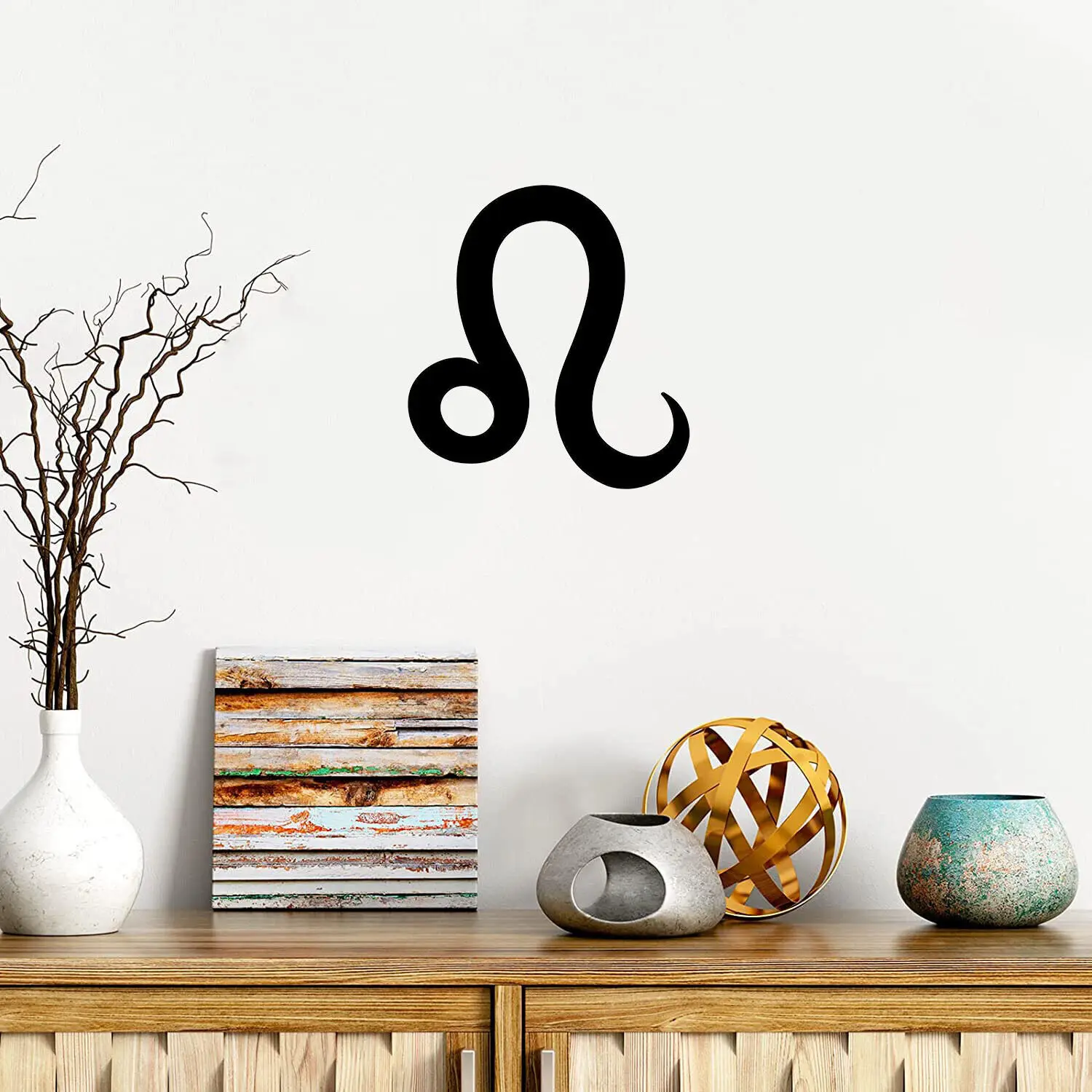 

Leo Horoscope Symbol - Vintage Home Decor Decorative Accent Metal Art Wall Sign