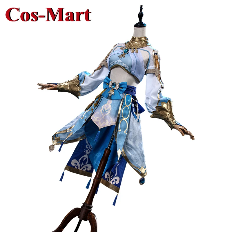 Cos-Mart Game Genshin Impact Nilou Косплей Костюм Танцовщица Sweet Lovey Юбка Женская одежда для