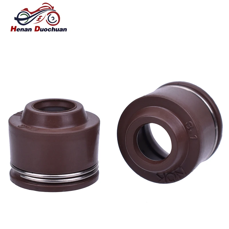 5 шт. 4 мм Уплотнение стержня клапана двигателя мотоцикла для Honda VFR400 NC30 VFR30 VFR 400 Yamaha