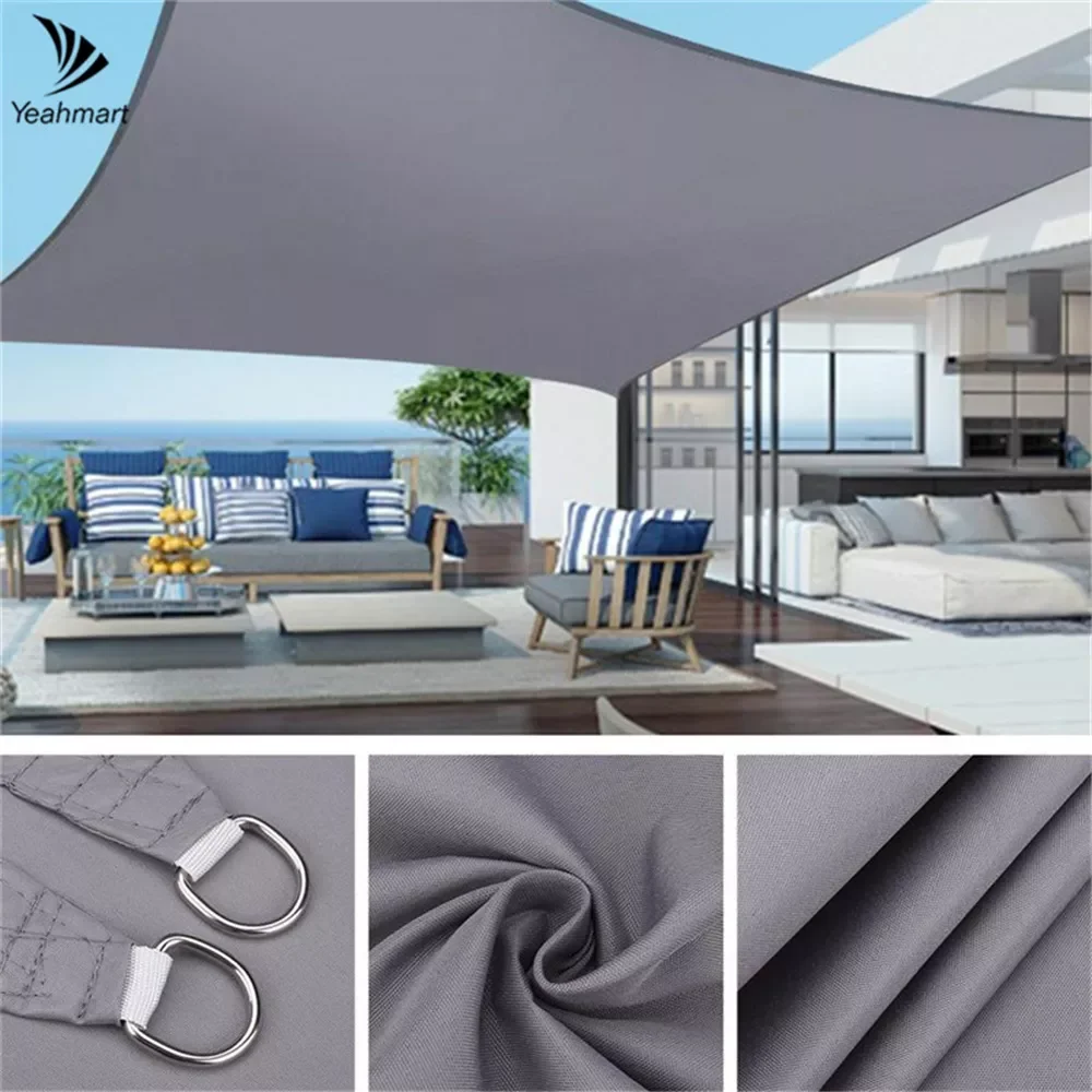 

280GSM Waterproof Awning Sunshade Sun Shade Sail For Outdoor Garden Beach Camping Patio Pool Sun Canopy Tent Sun Shelter