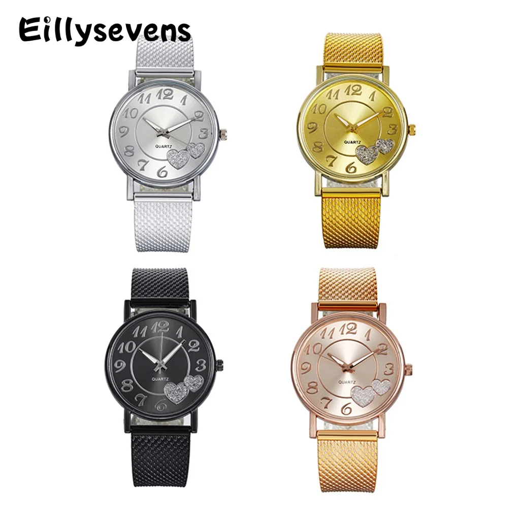 

Latest Top Ladies Mesh Belt Watch Wild Lady Gift Fashionable Simple Style Quartz Wristwatch Reloj Mujer Montre Femme Relogio