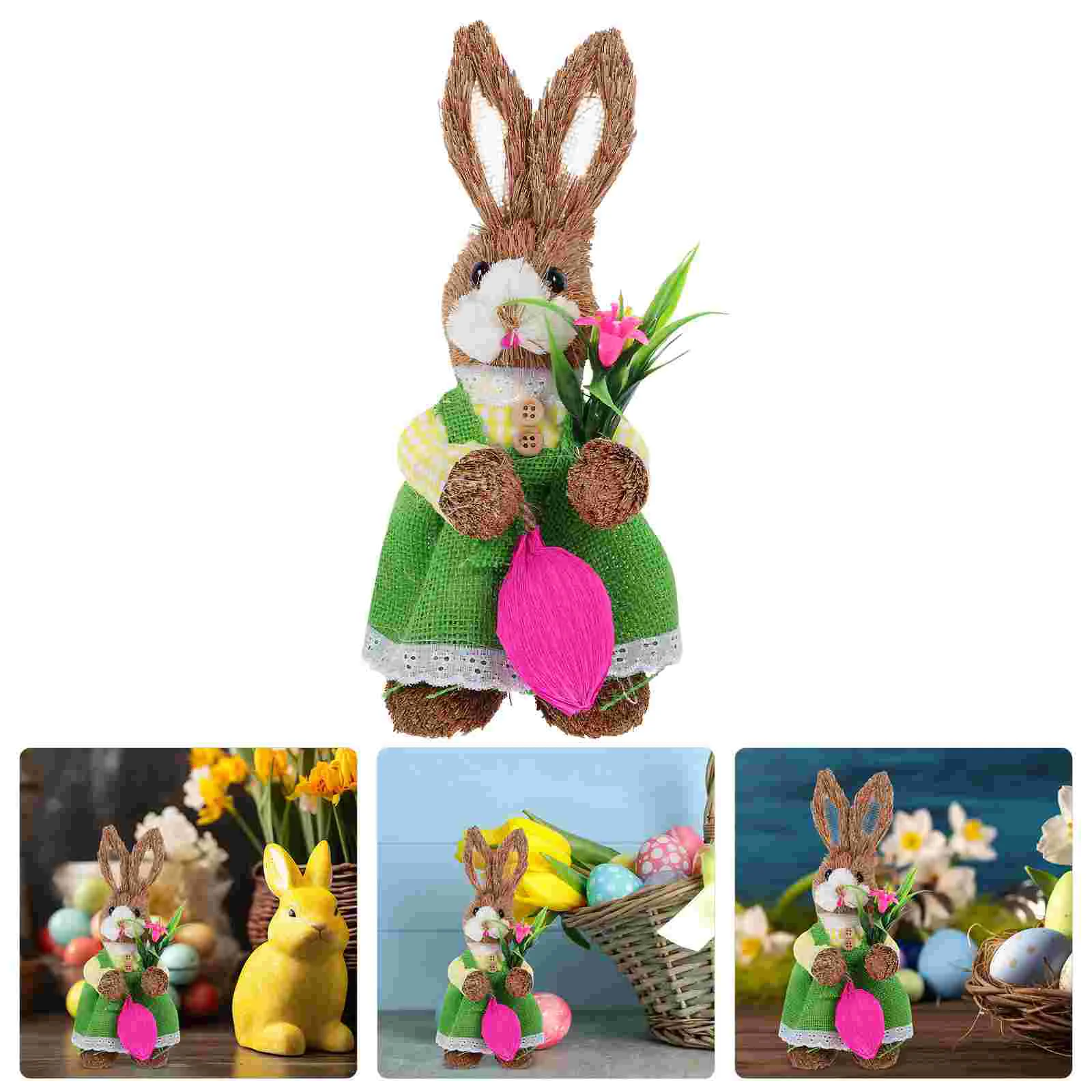 Пасхальный кролик фигурка орнамент статуя декор для вечеринки украшение