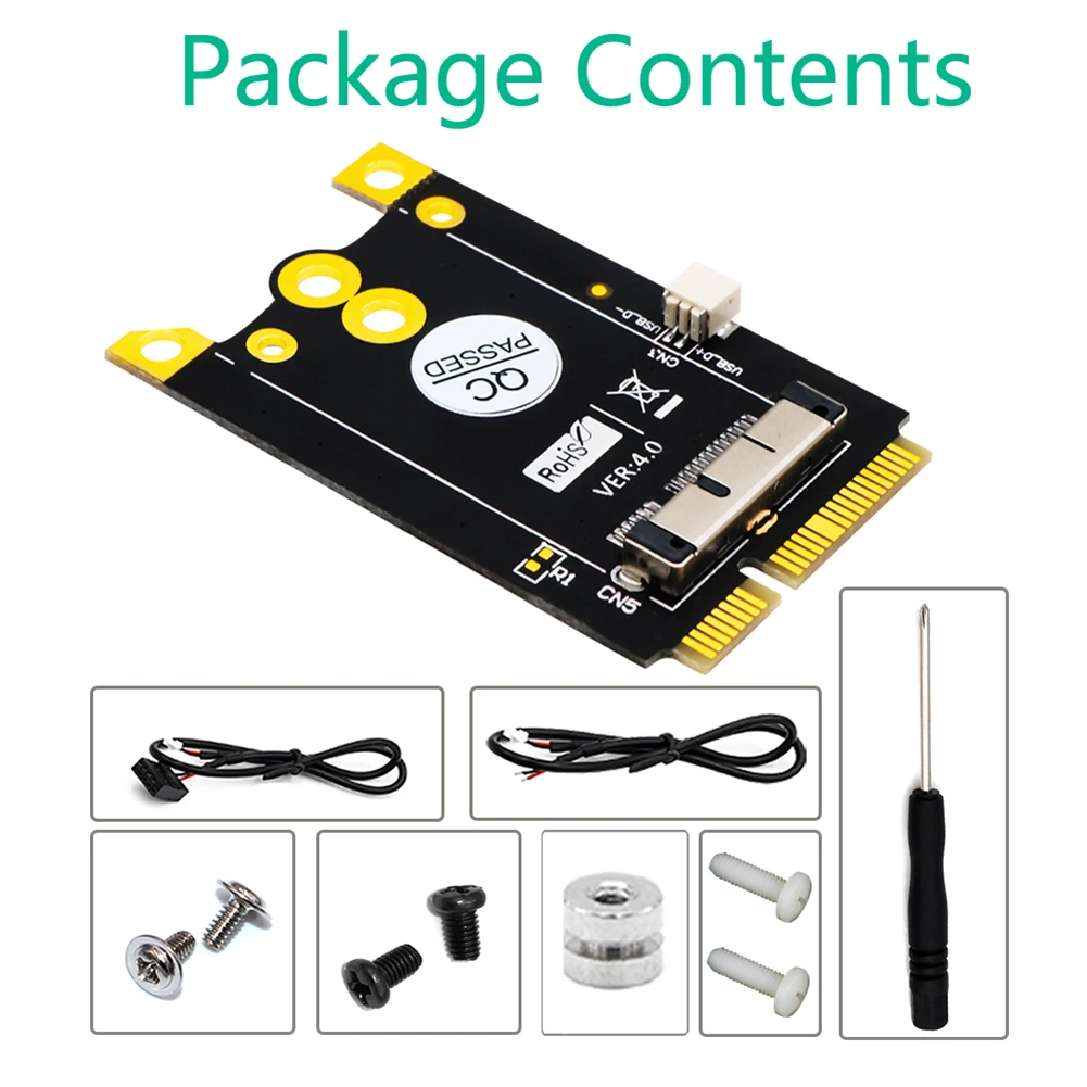 

Плата преобразователя Wi-Fi Mini PCI-E на 12 + 6 Pin, модуль беспроводного адаптера WLAN mPCI-e