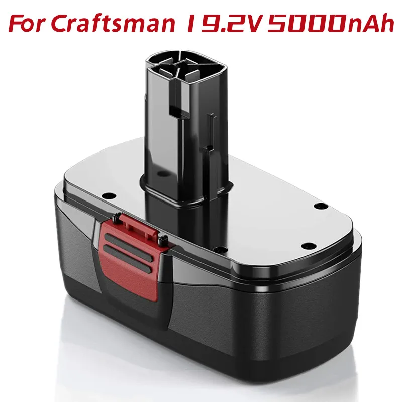 

1-2 Pack 5000mAh 19.2V Craftsman Replacement Battery Compatible with Craftsman DieHard C3, 130279005 11375 11376 11045 1323903