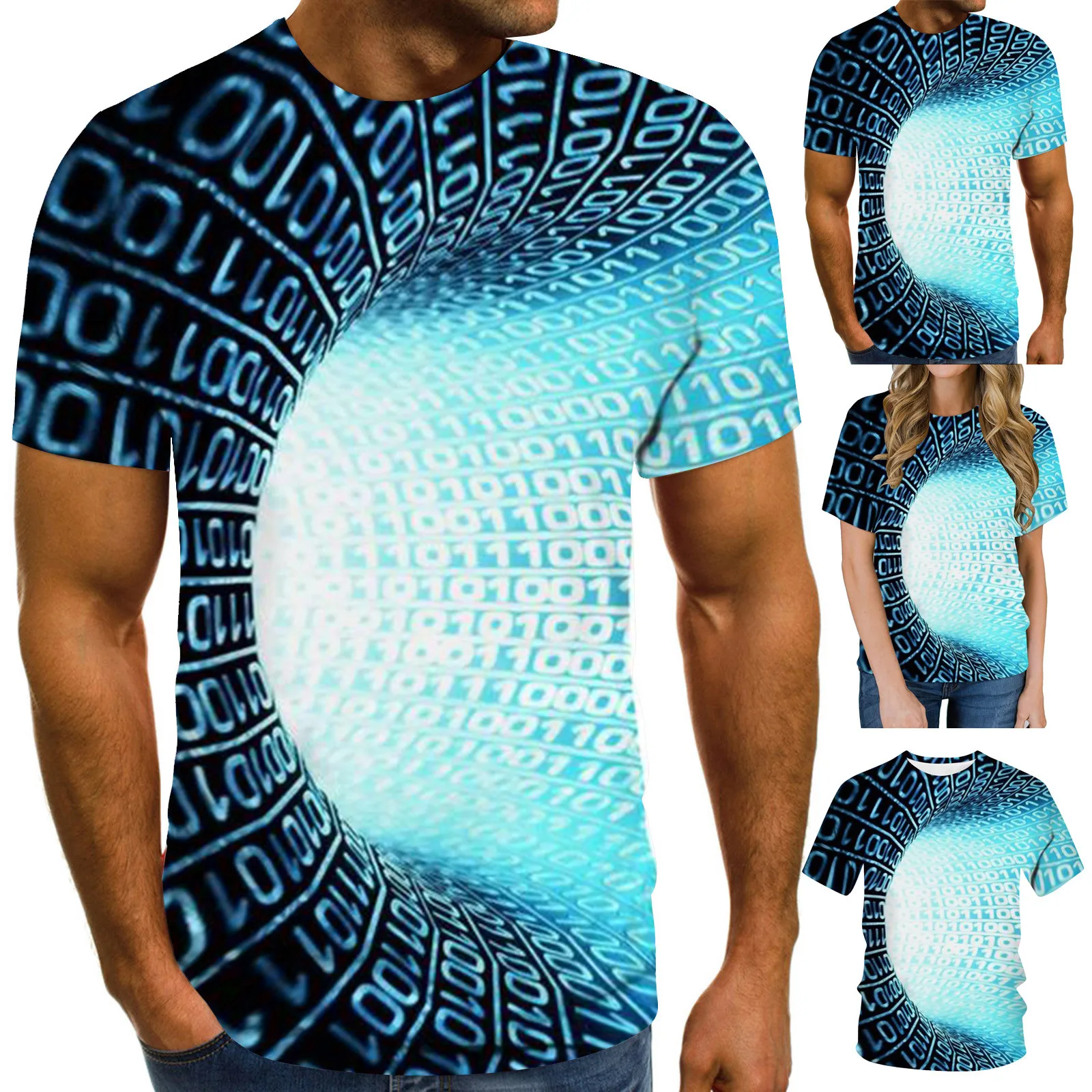 

Приталенная футболка с 3D рукавом, повседневная короткая мужская Весенняя блузка с принтом, женская летняя мужская блузка, ИДЕАЛЬНАЯ РУБАШК...