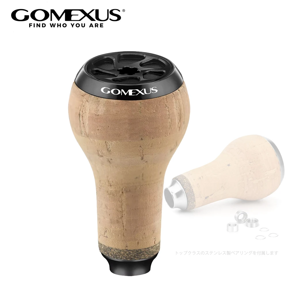 Фото Ручка для рыболовной катушки Gomexus Knob CA27 27 мм из пробки для бейткастинговых и спиннинговых катушек, улучшенная версия №1