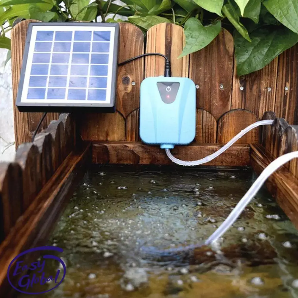 

Solar Powered Oxygenator Water Oxygen Pump Pond Aerator Aquarium Air Pump Solar Panel Water Pump Garden Decor