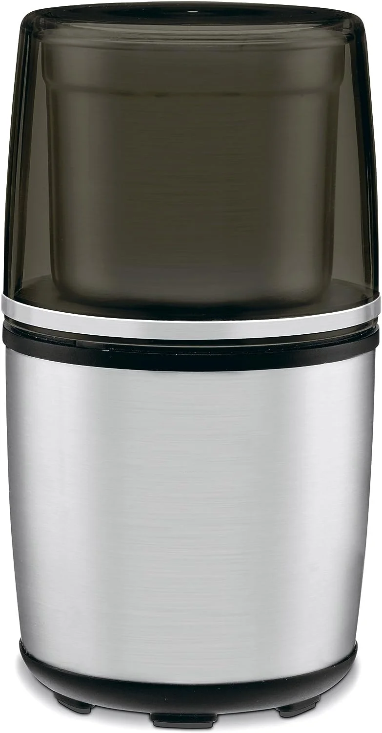 

Electric Spice-and-Nut Grinder, Stainless/Black & Set of 3 Fine Mesh Stainless Steel Strainers