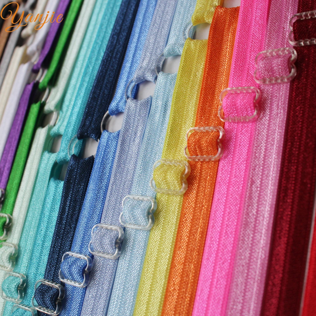 100 шт./лот 20 цветов 3/8 &quotFOE Solid Adjustable Infantile головная повязка для маленьких девочек