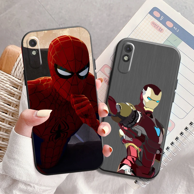 

Popular Marvel Phone Case For Xiaomi CC9 CC9e 10S 10 Pro 11 11 Lite 11 Pro 10 Silicone Cover Carcasa Soft Liquid Silicon