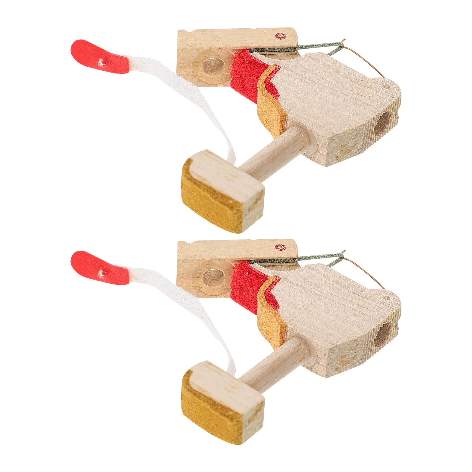 

2 Pcs Action Accessories Upright Piano Wooden Hammer Butt Vertical Repair Supplies Parts