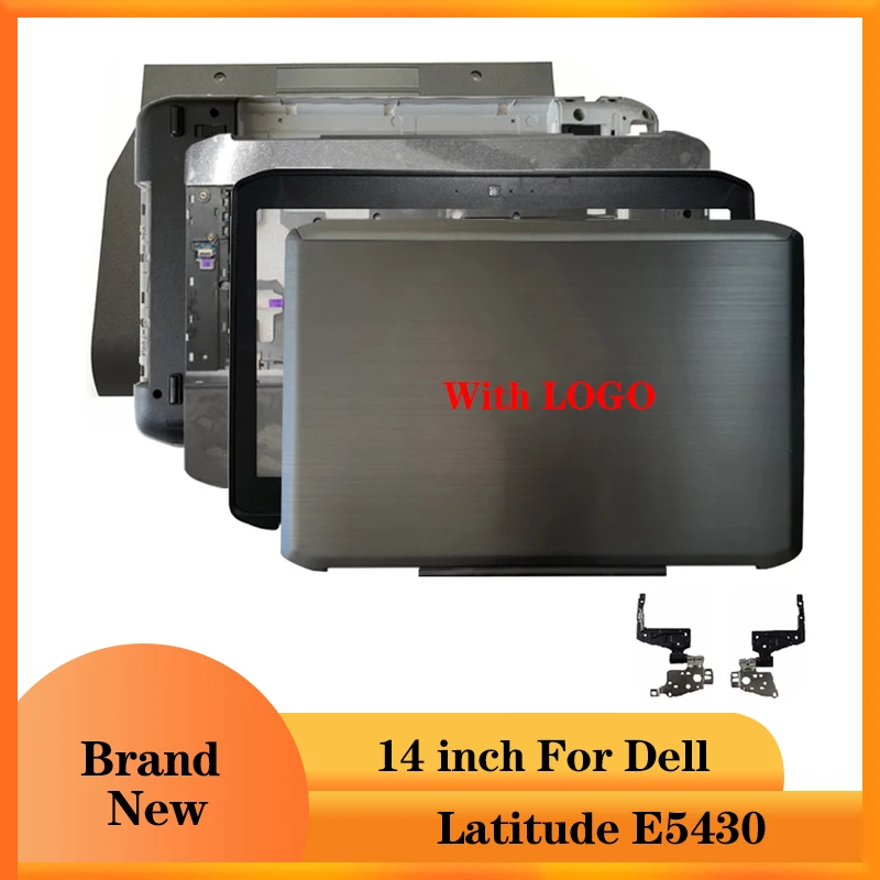 Новинка, задняя крышка для ноутбука, ЖК-дисплей, передняя панель, петли, Упор для рук, нижний чехол для ноутбука DELL Latitude E5430, чехол для ноутбука