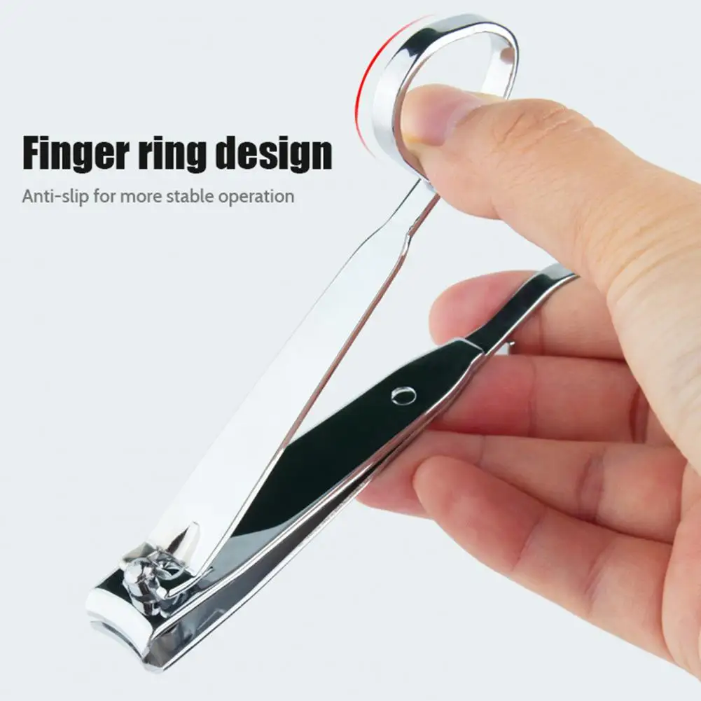 

Solid Practical Cutter Thick Hard Toenail Scissor Labor-saving Flat Nail Scissors Sharp for Elder