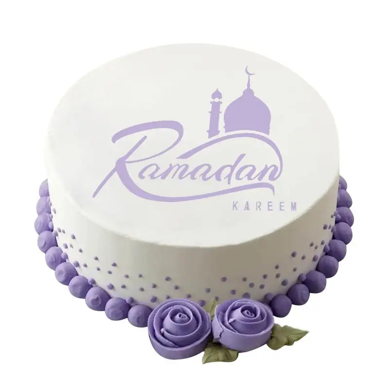 

Ramadan Cake Decorating Stencil Moon Star Cake Decorating Templates Floral Cake Molds Cookie Fondant Dessert Decorating Molds