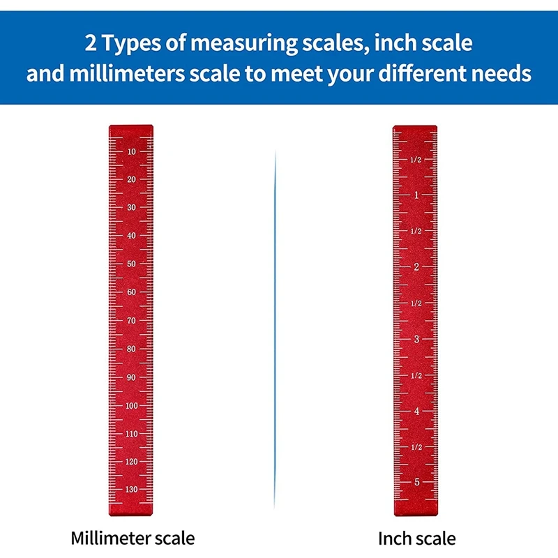 

2Pcs 90 Degree Positioning Squares Right Angle Clamps 5.5Inch X 5.5Inch(14 X 14Cm) Aluminum Alloy Carpenter Corner