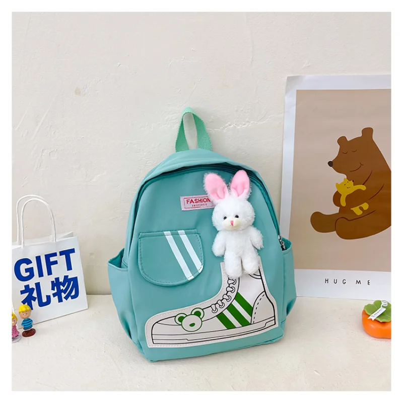 Fashion Children's Schoolbag Cartoon Lovely Rabbit Kindergarten Backpacks Preschool Schoolbag for Boys and Girls Large Capacity