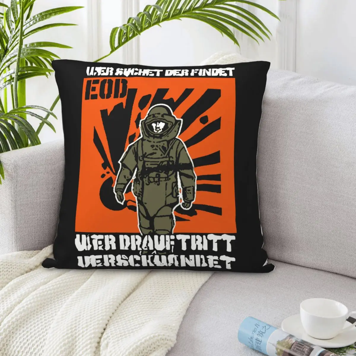 Крутая мужская наволочка Eod Wer Suchet Der Findet Wer Drauf Tritt, новинка 2020, горячая распродажа, уникальная поп-подушка с принтом (art.: 3920ca2bc669f) - 3920ca2bc669f