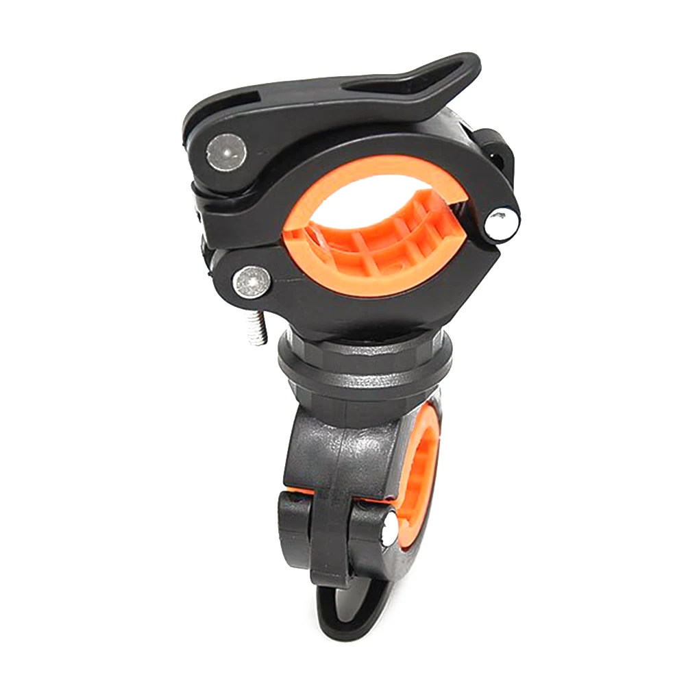 

New Cycling Bicycle Light Bracket Bike Lamp Holder LED Torch Headlight Pump Stand Quick Release Mount 360 Degree Rotatable