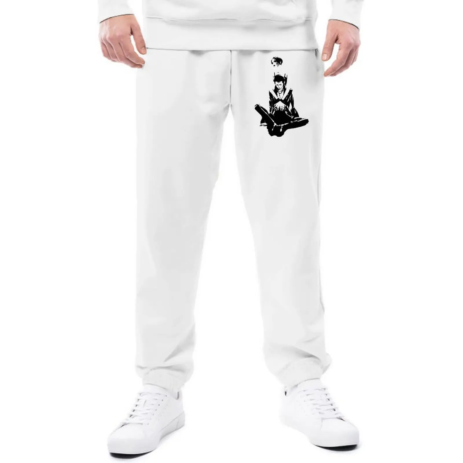 

Мужские спортивные брюки в стиле хиппи, с принтом