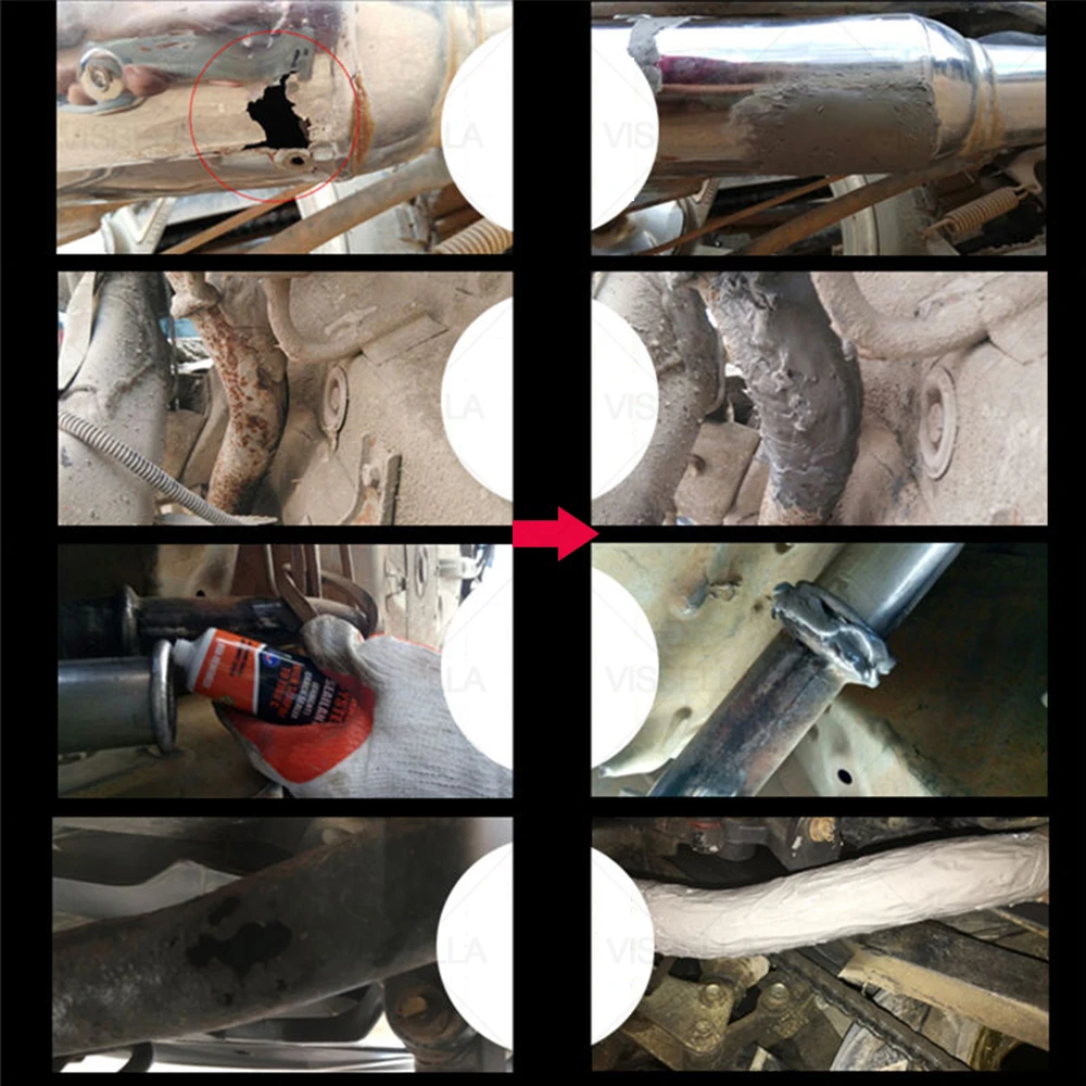 Автомобильный выхлопной цементный наполнитель силиконовый герметик ремонтная