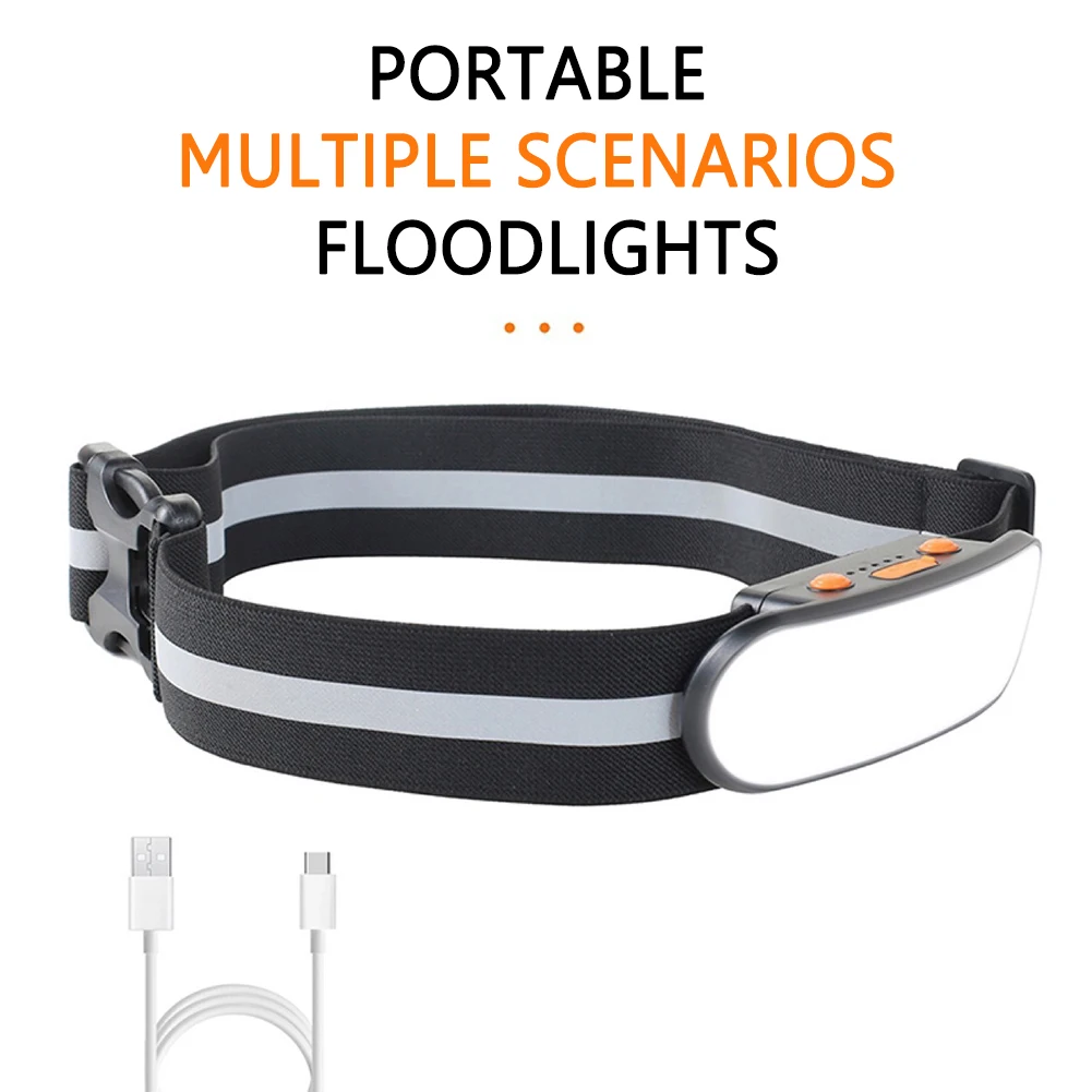 

Night Running Waist Belt Light Waterproof USB Rechargeable LED Headlights Strong Floodlight for Outdoor Sports Camping Lights